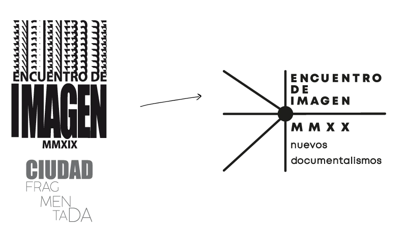 Past and new logo redesign