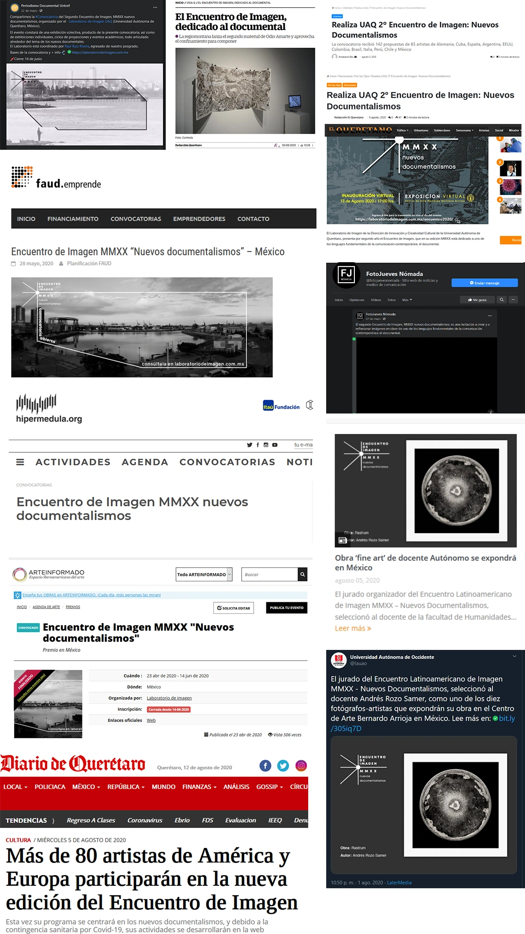 Collection of evidence of press and social media